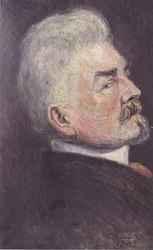 Portrait of Leopold Czihaczek in Profile